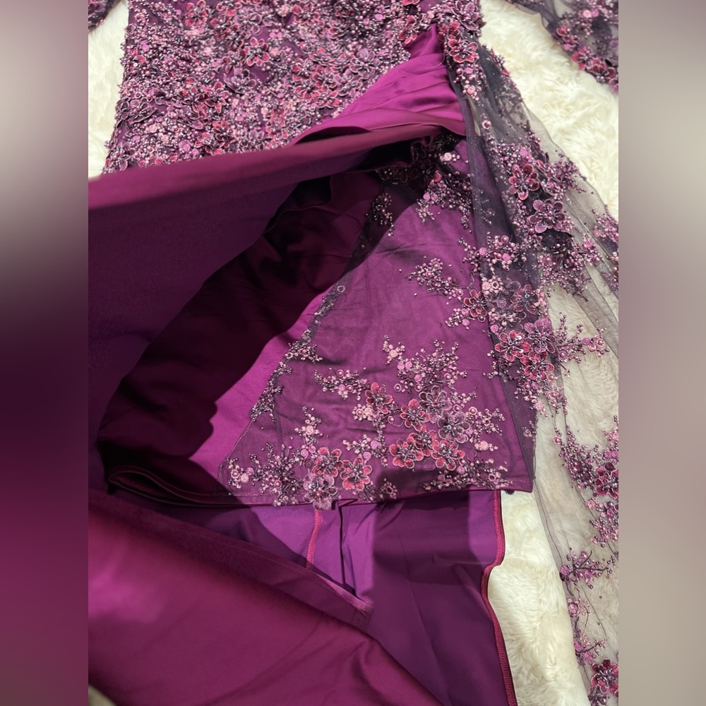 Walter Collection by Walter Mendez Custom Beaded Gown - Picture 6 of 17